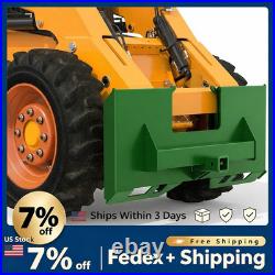 3000LBS 1/4 Inch Skid Steer Quick Attach Plate with 2 Inch Hitch Universal Mount
