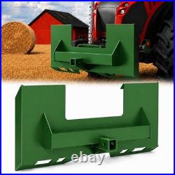 3000LBS 1/4 Inch Skid Steer Quick Attach Plate with 2 Inch Hitch Universal Mount