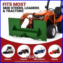 3000LBS 1/4 Inch Skid Steer Quick Attach Plate with 2 Inch Hitch Universal Mount