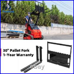 30 Pallet Fork Frame 440LBS Fork Blades for Loaders Tractors Skid Steer
