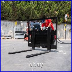 30 Pallet Fork Frame 440LBS Fork Blades for Loaders Tractors Skid Steer