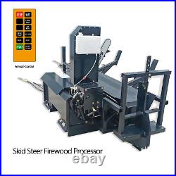30t Firewood Wood Processor Log Splitter Skid Steer Attachment Forestry Machine