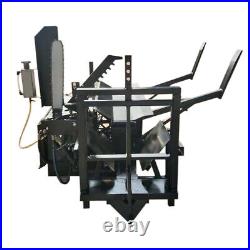 30t Firewood Wood Processor Log Splitter Skid Steer Attachment Forestry Machine