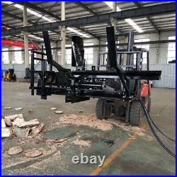 30t Firewood Wood Processor Log Splitter Skid Steer Attachment Forestry Machine