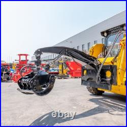 360°ROTATING Log Grapple Hydraulic For Bobcat Skid Steer Grabber Clip