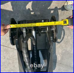 360°ROTATING Log Grapple Hydraulic For Bobcat Skid Steer Grabber Clip