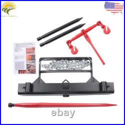 39Hay Spear 1600lb Capacity Bale Spear For Skid Steer Loader Tractor Attachment