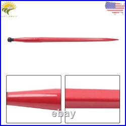 39Hay Spear 1600lb Capacity Bale Spear For Skid Steer Loader Tractor Attachment