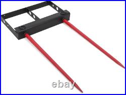39 Hay Spear Bale Spear 4000lbs Skid Steer Loader Tractor Bucket Attachment