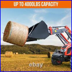 39 Hay Spear Bale Spear 4000lbs Skid Steer Loader Tractor Bucket Attachment