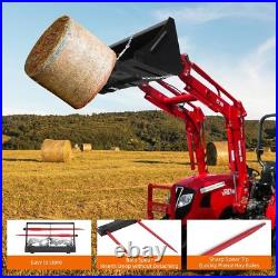 39 Hay Spear Bale Spear 4000lbs Skid Steer Loader Tractor Bucket Attachment