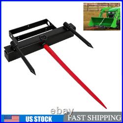 39 Hay Spear Bale Spears 4000 LBS Bucket Skid Steer Tractor Loader Attachment