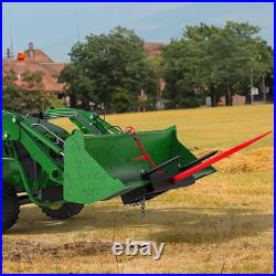 39 Hay Spear Bale Spears Bucket Skid Steer Tractor Loader Attachment 2000 LBS