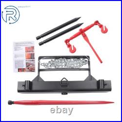 39 Inch Hay Spear 1600lbs Capacity Bale Spear Fits For Skid Steer Loader Tractor