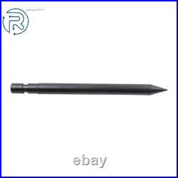 39 Inch Hay Spear 1600lbs Capacity Bale Spear Fits For Skid Steer Loader Tractor