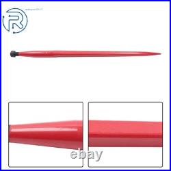 39 Inch Hay Spear 1600lbs Capacity Bale Spear Fits For Skid Steer Loader Tractor