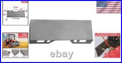 3/8 Heavy-Duty Skid Steer Attachment Plate for Bobcat & Kubota Durable Steel