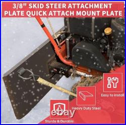 3/8 Heavy-Duty Skid Steer Attachment Plate for Bobcat & Kubota Durable Steel