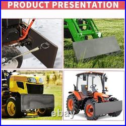 3/8 Heavy-Duty Skid Steer Attachment Plate for Bobcat & Kubota Durable Steel