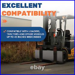 3/8 Mount Plate Skid Steer Adapter Loader Quick Attachment For Bobcat / Kubota