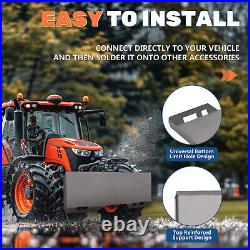 3/8 Mount Plate Skid Steer Adapter Loader Quick Attachment For Bobcat / Kubota