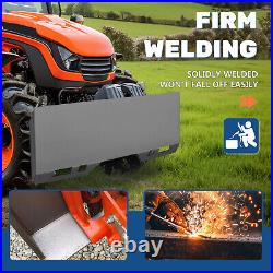 3/8 Mount Plate Skid Steer Adapter Loader Quick Attachment For Bobcat / Kubota