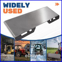 3/8 Mount Plate Skid Steer Adapter Loader Quick Attachment For Bobcat / Kubota