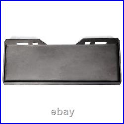 3/8 Mount Plate Skid Steer Adapter Loader Quick Attachment For Bobcat / Kubota