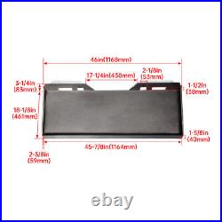 3/8 Quick Tach Attachment Mount Plate Skid Steer Loader For Bobcat For Kubota