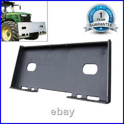 3/8 Quick Tach Mount Plate Adapter Fit Most Skid Steer Loader Attachment New