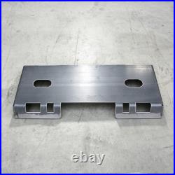 3/8 Quick Tach Mount Plate Adapter Fit Most Skid Steer Loader Attachment New