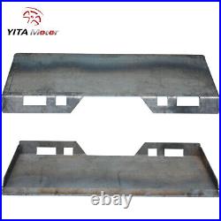 3/8 Quick Tach Mount Plate Skid Steer Heavy Steel Front Loader Bucket Plate US