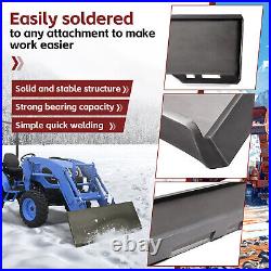 3/8 Skid Steer Attachment Mount Plate Universal Quick Attach For Kubota Bobcat