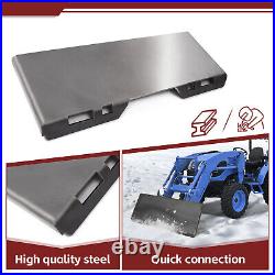 3/8 Skid Steer Attachment Mount Plate Universal Quick Attach For Kubota Bobcat