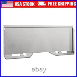 3/8 Skid Steer Attachment Plate Universal Quick Attach Mount Plate for Tractors