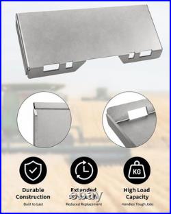 3/8 Skid Steer Attachment Plate Universal Quick Attach Mount Plate for Tractors 3/8 Skid Steer Attachment Plate Universal Quick Attach Mount Plate for Tractors