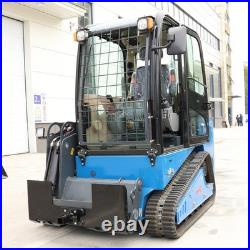 3/8 Skid Steer Mount Plate With 2 Detachable Trailer Hitch Receiver Attachment