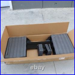 3/8 Skid Steer Mount Plate With 2 Detachable Trailer Hitch Receiver Attachment