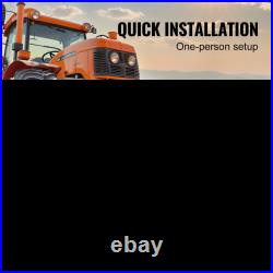 3/8 Skid Steer Plate Universal Quick Attach Loader Plate for Tractors & Loaders