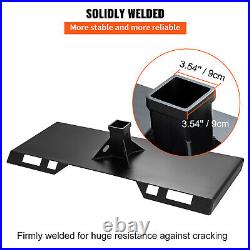 3/8 Top Bar Thick Skid Steer Mount Plate Adapter Loader Quick Tach Attachment