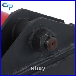 3 Point 49'' Hay Bale Spear Attach Tractor Skid Steer Loader Quick Tach 3000 LBS