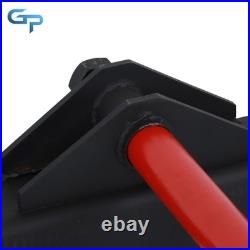 3 Point 49'' Hay Bale Spear Attach Tractor Skid Steer Loader Quick Tach 3000 LBS