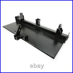 3 Point Attachment Adapter Adjustable Width Lift For Skid Steer Trailer Hitch