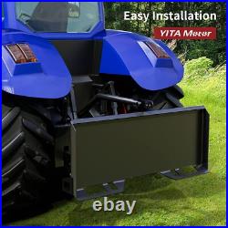 3 Point Attachment Adapter Skid Steer Plate 2 Trailer Hitch Receiver Adjustable