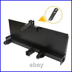 3-Point Attachment Adapter Skid Steer Trailer Hitch Front Tractor Loader Case