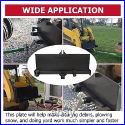 3-Point Attachment Adapter Skid Steer Trailer Hitch Front Tractor Loader Case