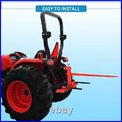3 Point Hay Bale Spear Trailer Hitch Receiver Cat 1 Tractor Lift Capacity 3000lb