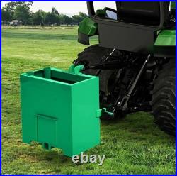 3 Point Hitch Ballast Box Counterweight Cat-1 Skid Steer Tractor HD 800lb