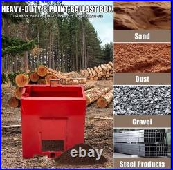 3 Point Hitch Ballast Box Counterweight Cat-1 Skid Steer Tractor HD 800lb