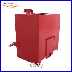 3 Point Hitch Ballast Box Counterweight for Cat 1 Cat-1 Skid Steer Tractor 800lb